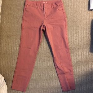Old navy pink ankle pant